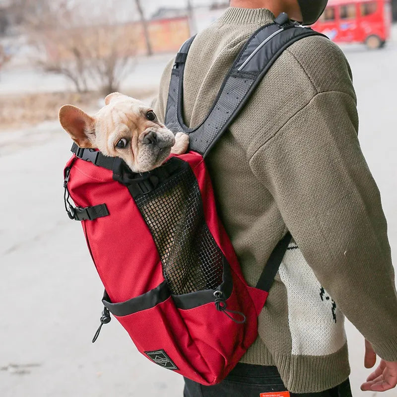 Travel Backpack With Mesh Pockets - Robust Design Adjustable Straps