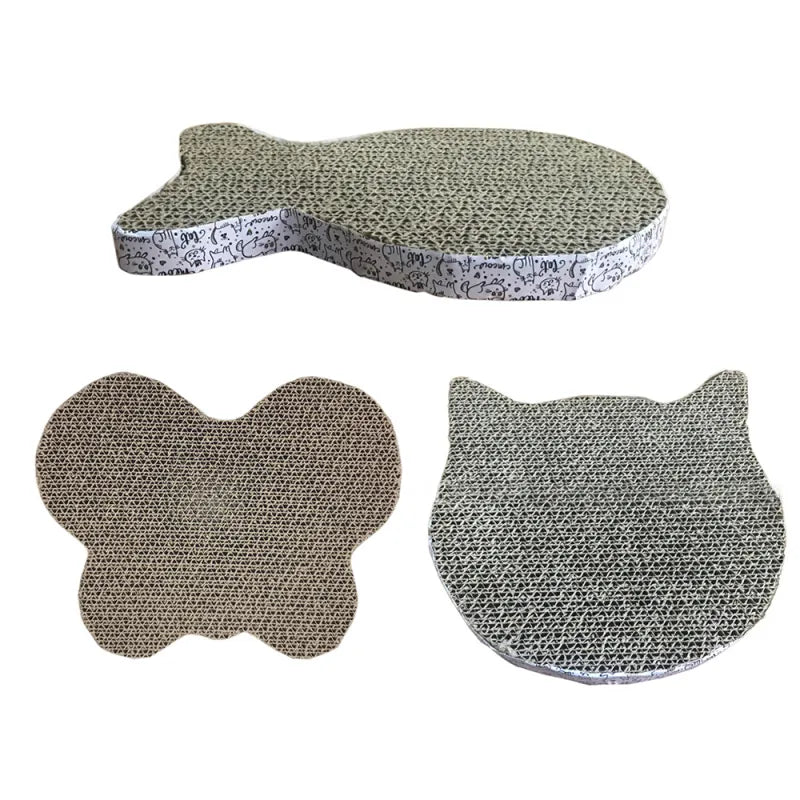 Cat Scratching Mat In Fruit And Animal Shapes - Scratching Board Made Of Corrugated Cardboard