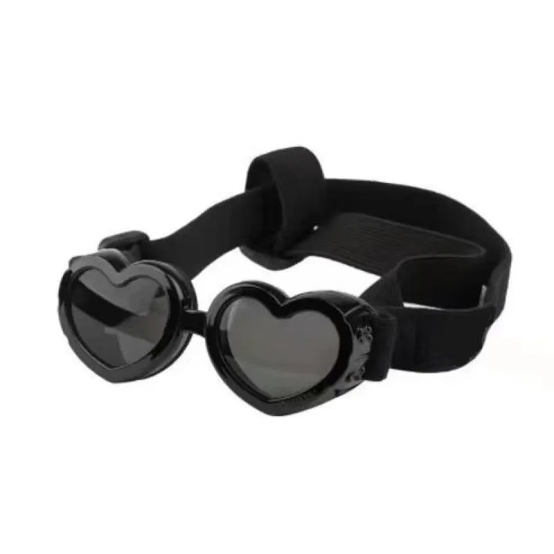 Heart - Shaped Dog Sunglasses With Adjustable Strap - Uv Protection For Dogs ' Eyes