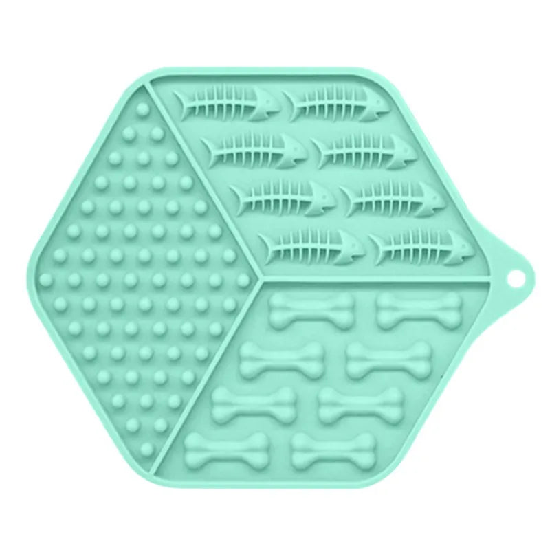 Silicone Feeding Mat For Dogs And Cats - Non-slip Lick Mat For Meals And Snacks