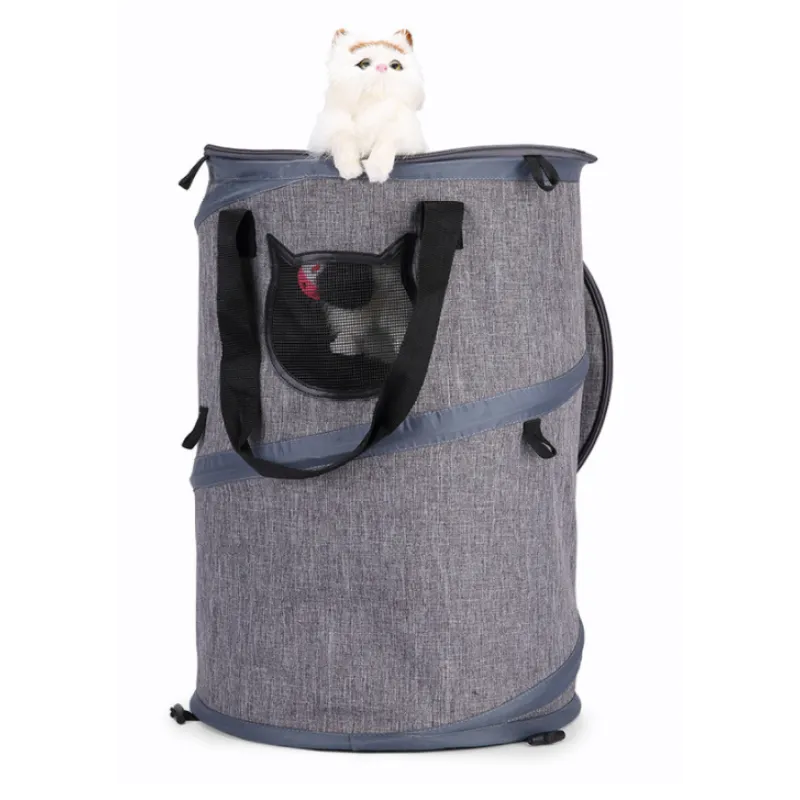 Foldable Pet Carrier Bag - Robust Transport Bag For Cats And Dogs