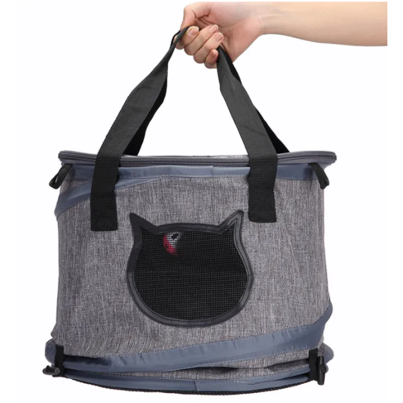 Foldable Pet Carrier Bag - Robust Transport Bag For Cats And Dogs