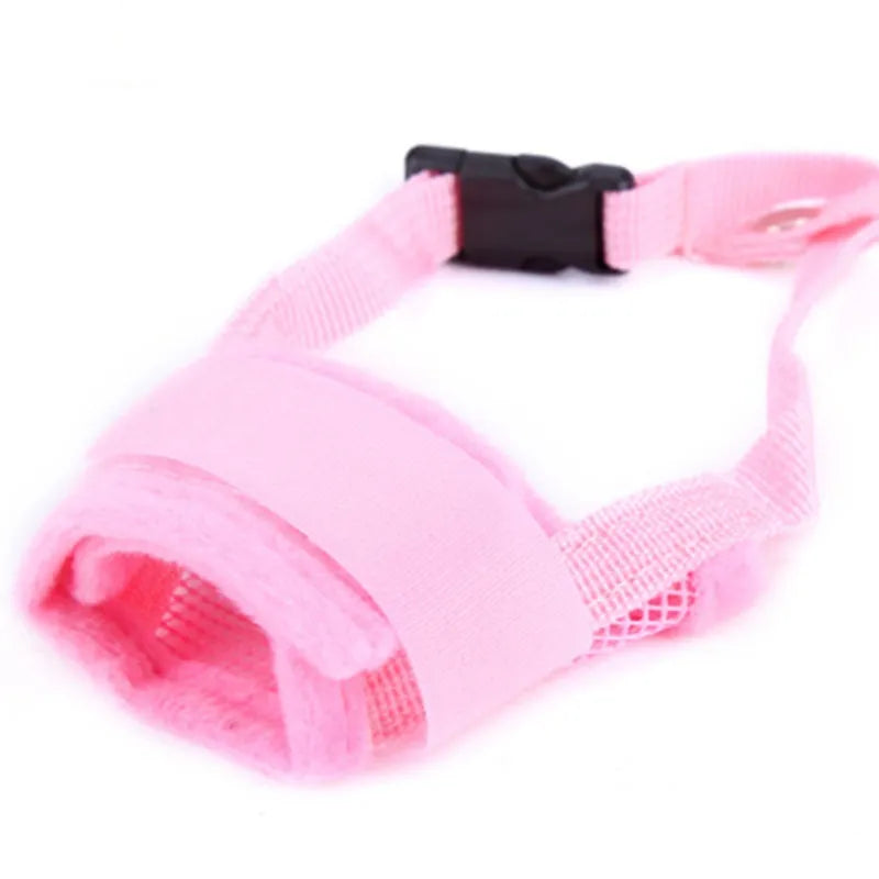 Dog Muzzle Made Of Mesh Fabric - Comfortable And Breathable For Dogs