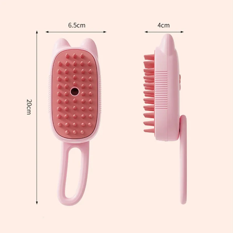 Electric Massage Brush With Cat Ears For Relaxing Scalp Care
