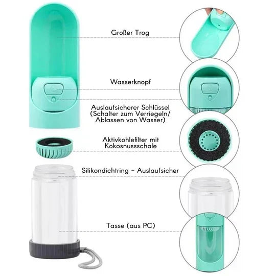 Mobile Drinking Dispenser For Pets