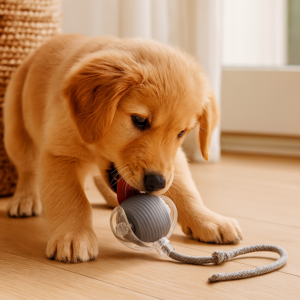 Interactive Play Ball with Tail for Dogs
