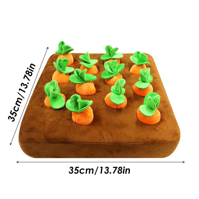 Carrot Farm - Interactive Snuffle Toy