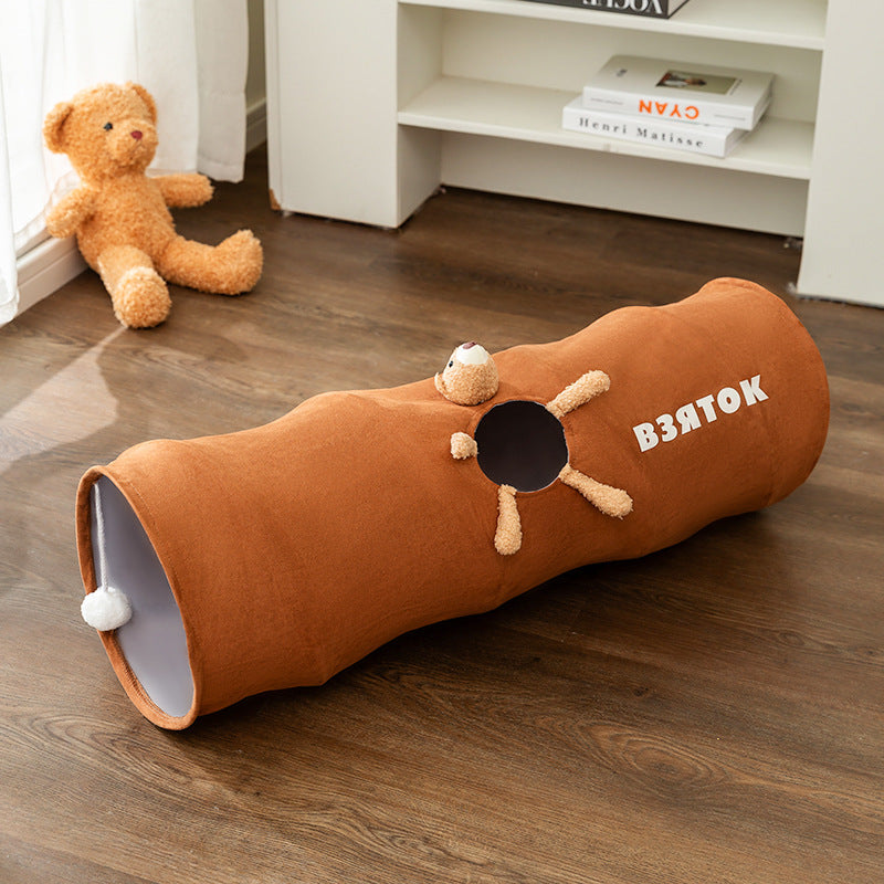 Foldable Cat Play Tunnel