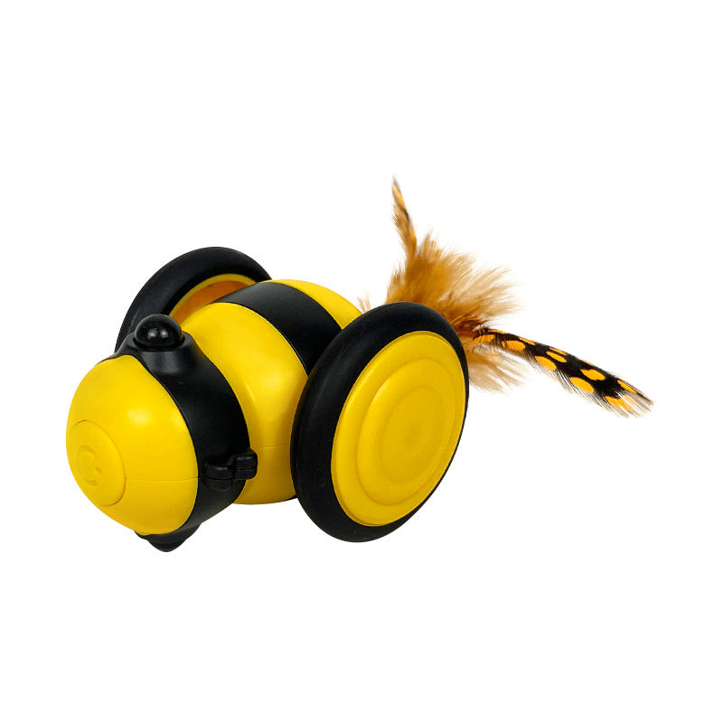 Remote-controlled cat toy