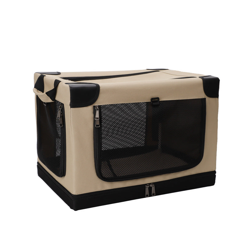 Foldable Dog Crate for Cars & Home