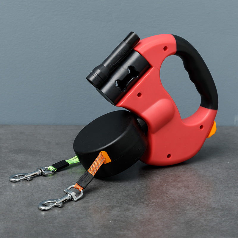 Practical Anti-wrap Double Dog Lead