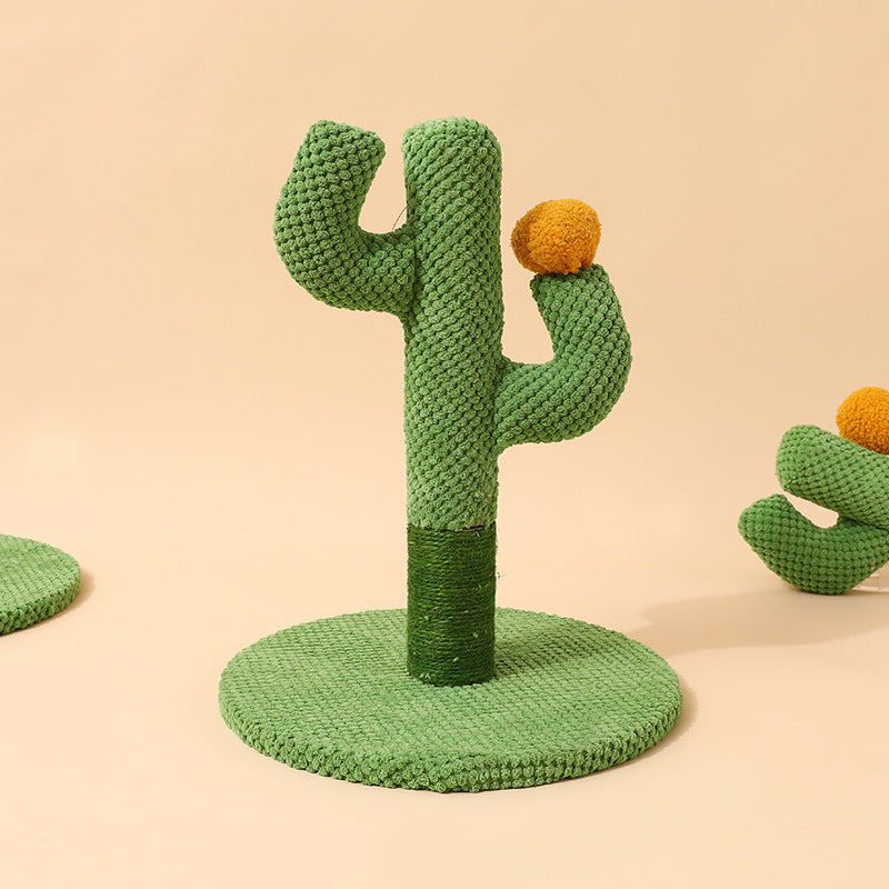 Cat Cactus Scratching Post Made Of Sisal