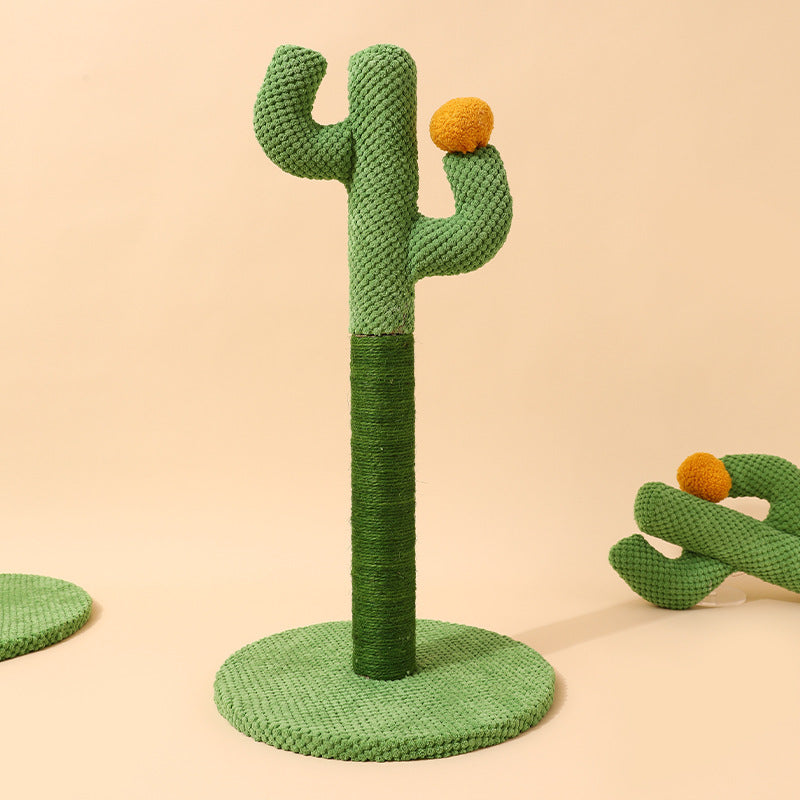 Cat Cactus Scratching Post Made Of Sisal