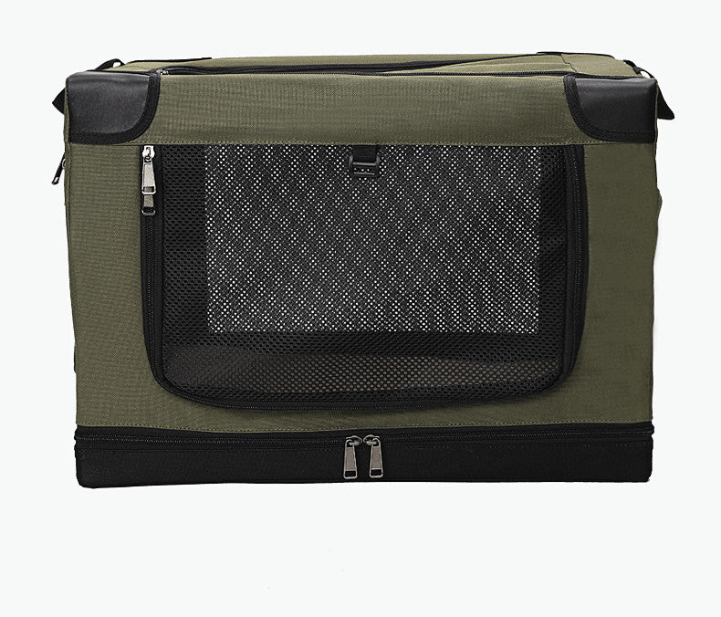 Foldable Dog Crate for Cars & Home