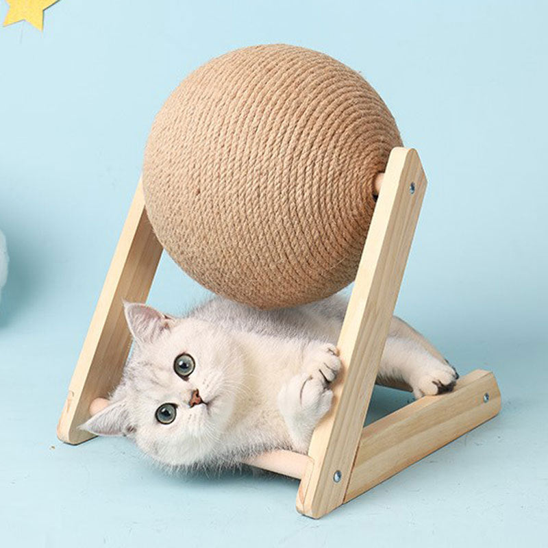Cat Scratching Ball Made Of Sisal