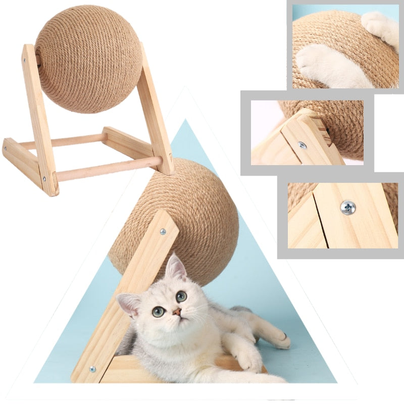 Cat Scratching Ball Made Of Sisal