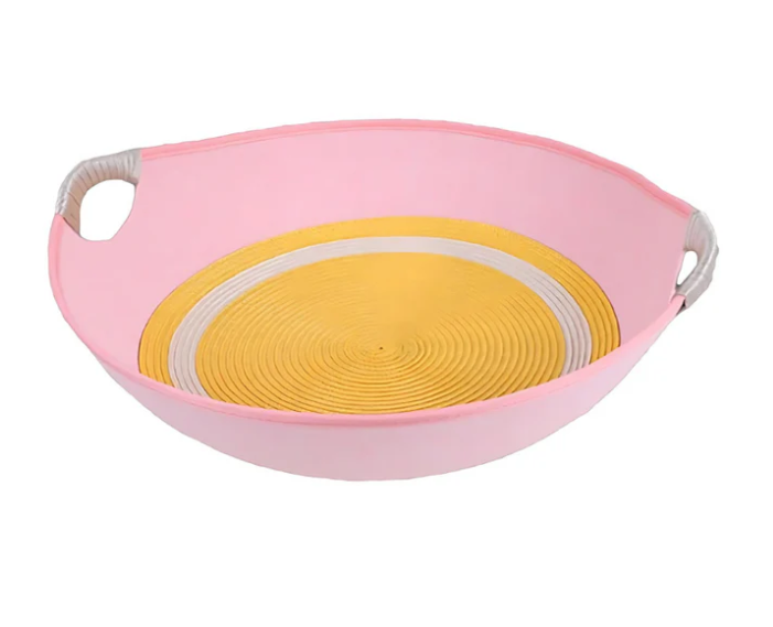 Cozy Felt Cat Bed With Carrying Handles