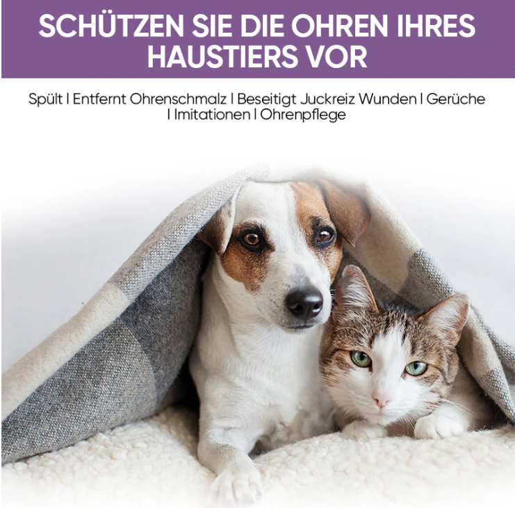 Gentle Ear Care For Pets - Removes Dirt & Odours