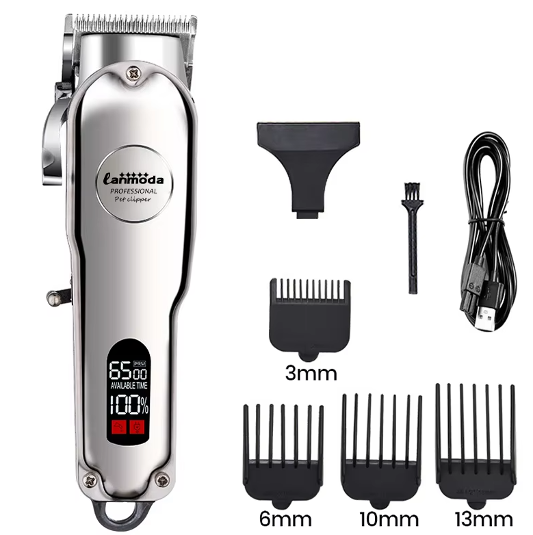 Professional Pet Hair Clipper - Cordless Trimmer For Dogs & Cats