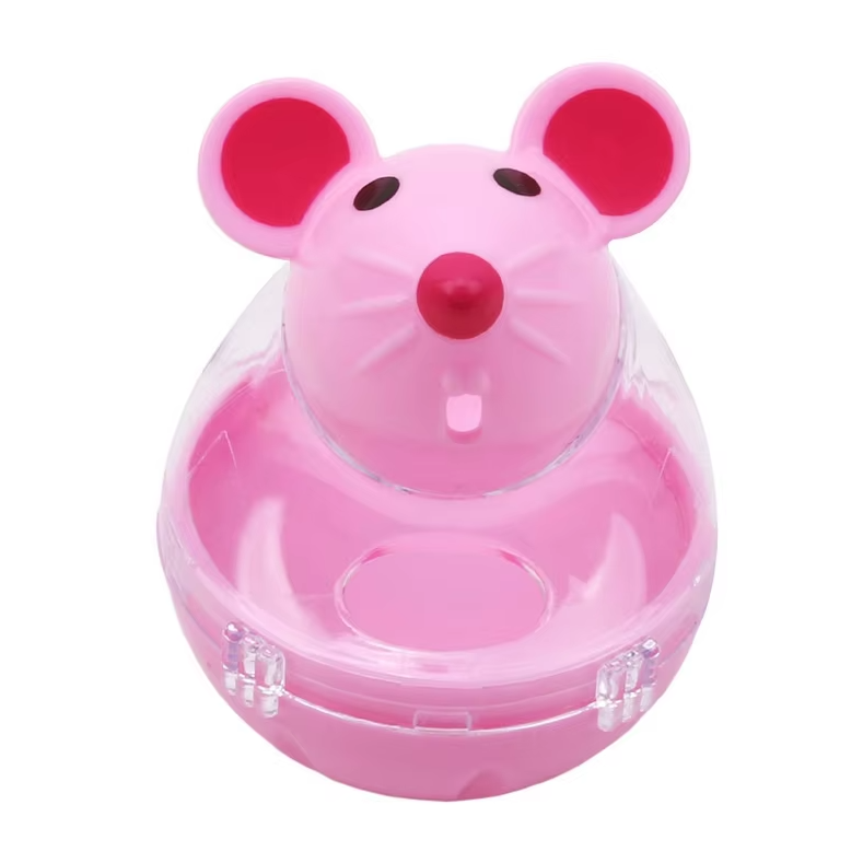 Cat Toy Food Dispenser - Interactive Mouse With Treat Dispenser