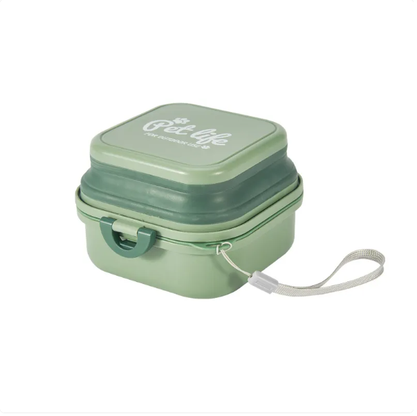 Silicone Pet Care Box - Practical Storage Case for Pet Supplies