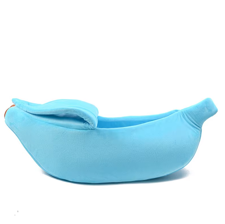 Banana - Shaped Pet Nest For Dogs And Cats - Comfortable Winter Bed For Pets