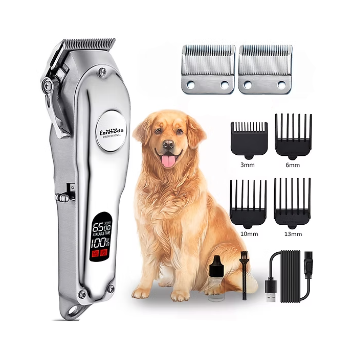 Professional Pet Hair Clipper - Cordless Trimmer For Dogs & Cats