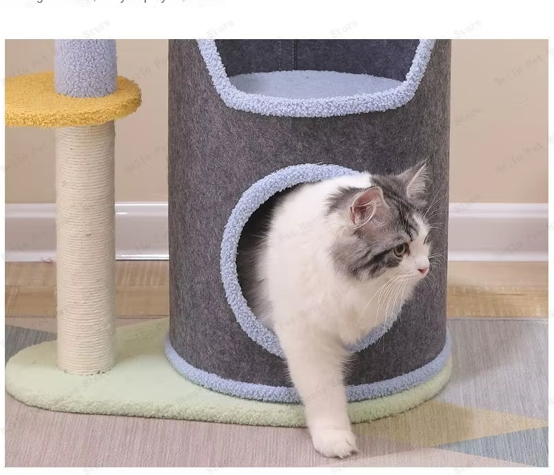 Cat Scratching Post In Dinosaur Design With Scratching Post And Cave