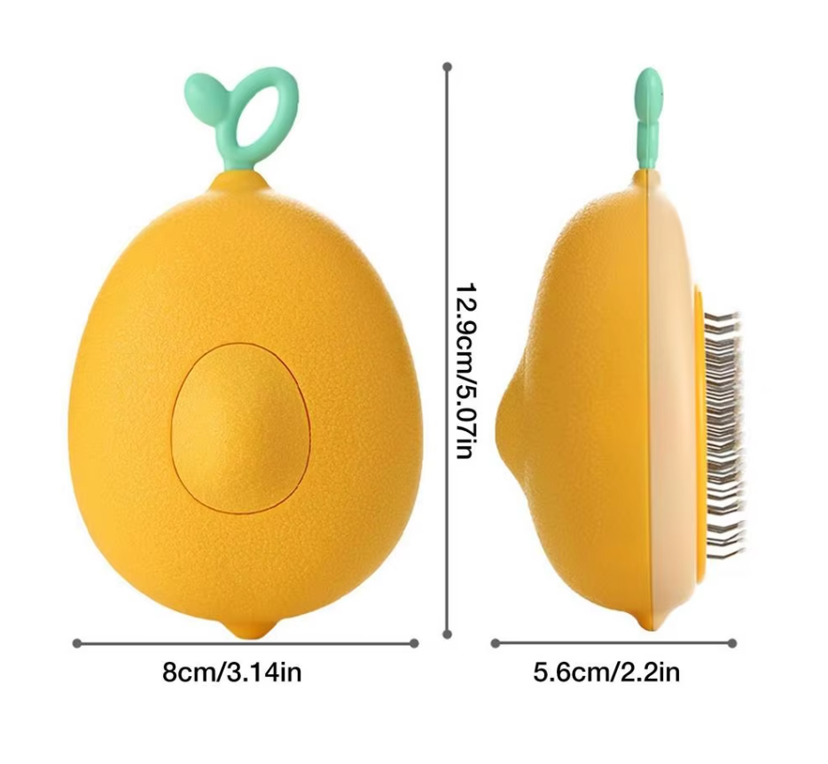 Avocado Hair Brush - Multifunctional Hair Care Brush For Shine And Volume