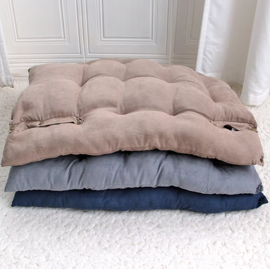 Cosy Dog Bed with Cushion - Soft Washable Pet Bed for Dogs Cats