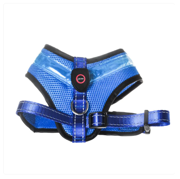 Comfortable Dog Harness With Reflective Stripes - Breathable And Adjustable