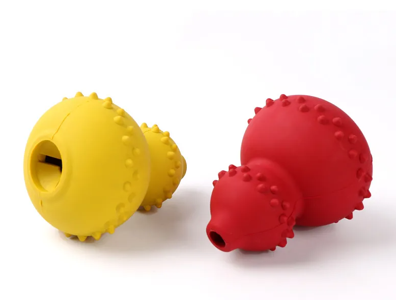 Dog Toy With Treat Dispenser - Interactive Chew Toy For Dogs