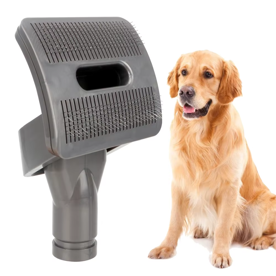 Pet Hair Brush Attachment - Vacuum Cleaner Attachment For Pet Care And Coat Cleaning