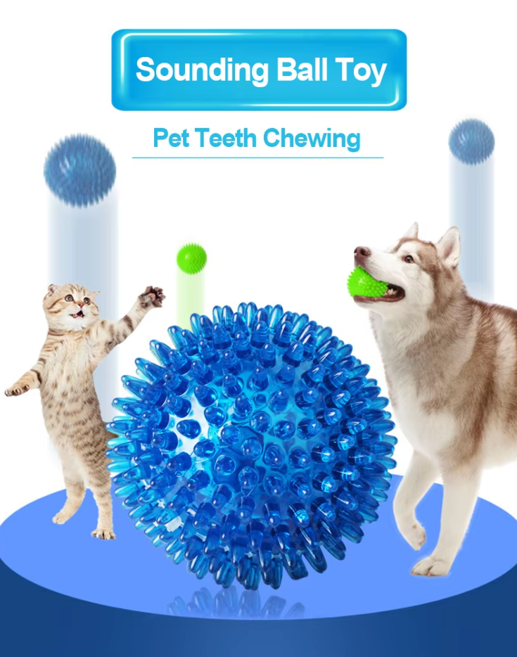 Nub Ball Dog Toy - Dental Care And Massage Ball For Playful Activity