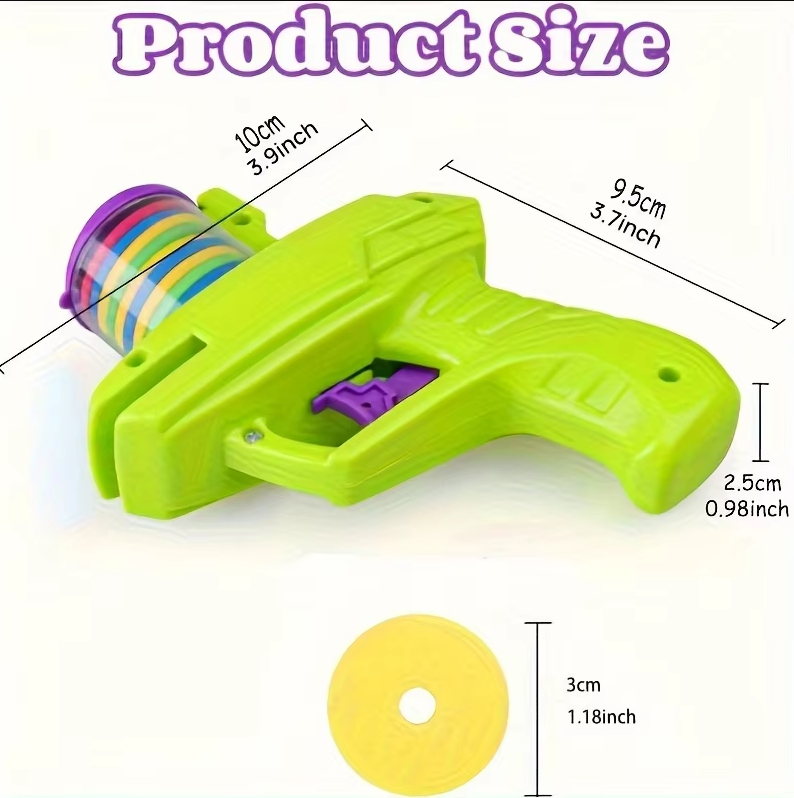 Throwing Disc Gun - Interactive Cat Toy