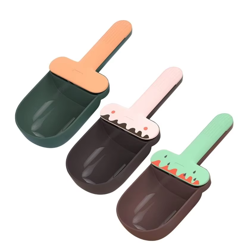 Food Measuring Spoon For Dogs And Cats - Cute Ice Cream Sundae Design Food Spoon