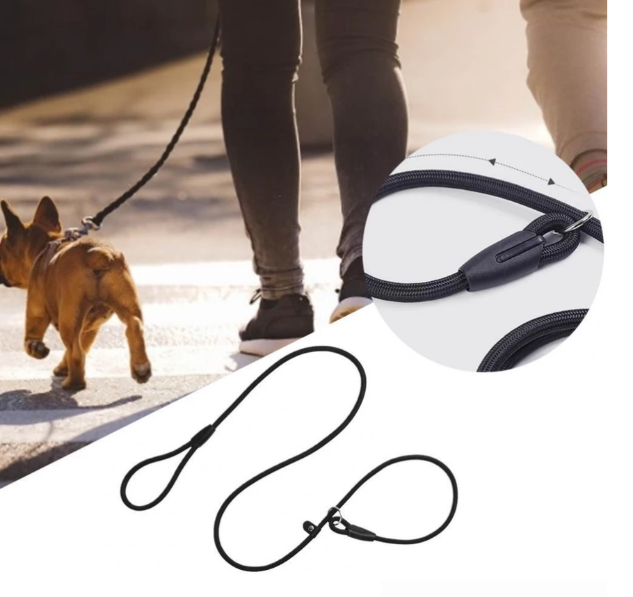 Dog Leash Made Of Durable Rope With Snap Hook For Safe Walking
