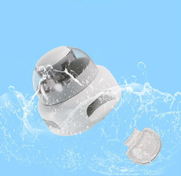 Dog Food Dispenser With Transparent Chamber - Easy To Refill And Visible Food
