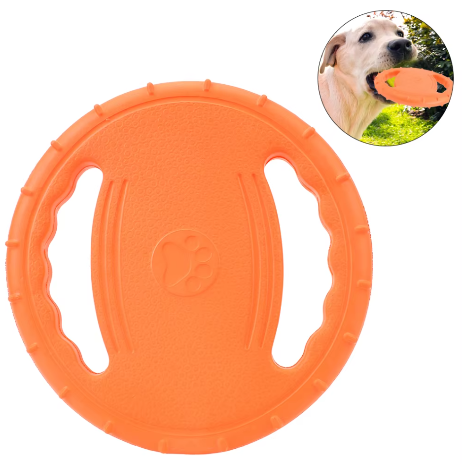 Floating Teething Ring for Dogs with Textured Surface