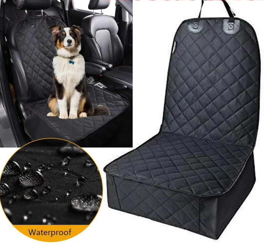 Waterproof Front Seat Protector For Dogs - Non - Slip Car Seat Cover With Scratch Protection
