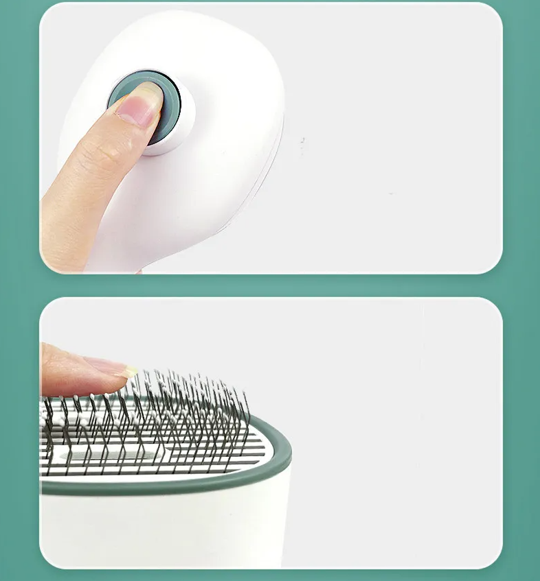 Electric Hairbrush - Fast Smoothing And Detangling Brush For Straight Hair