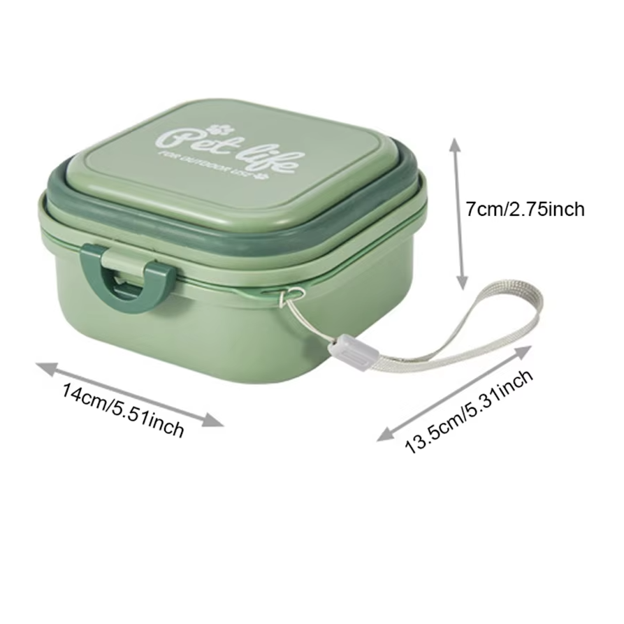 Silicone Pet Care Box - Practical Storage Case for Pet Supplies