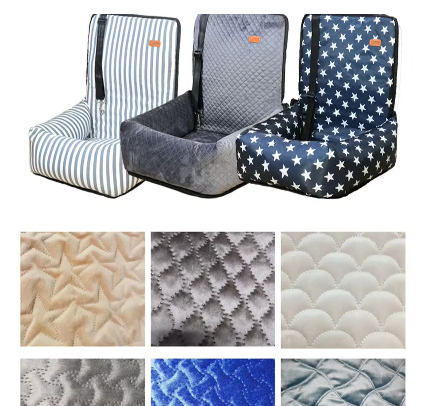 Dog Seat In The Car - Safety Seat For Dogs With Straps And Soft Padding