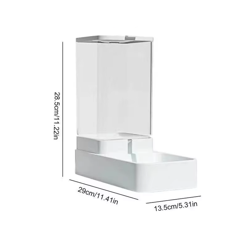 Automatic Pet Feeder And Water Dispenser Set