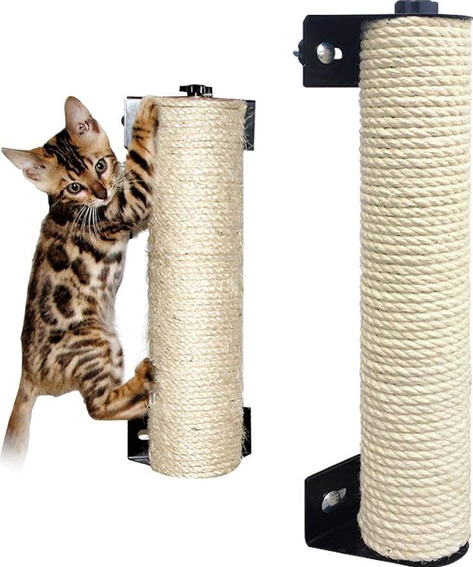 Cat Scratching Roller For Door Frames - Wall - Mountable And Robust