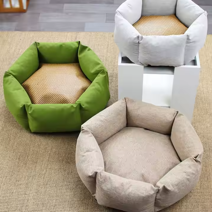 Comfortable Dog Bed - Soft Pet Bed With High Edge For More Comfort