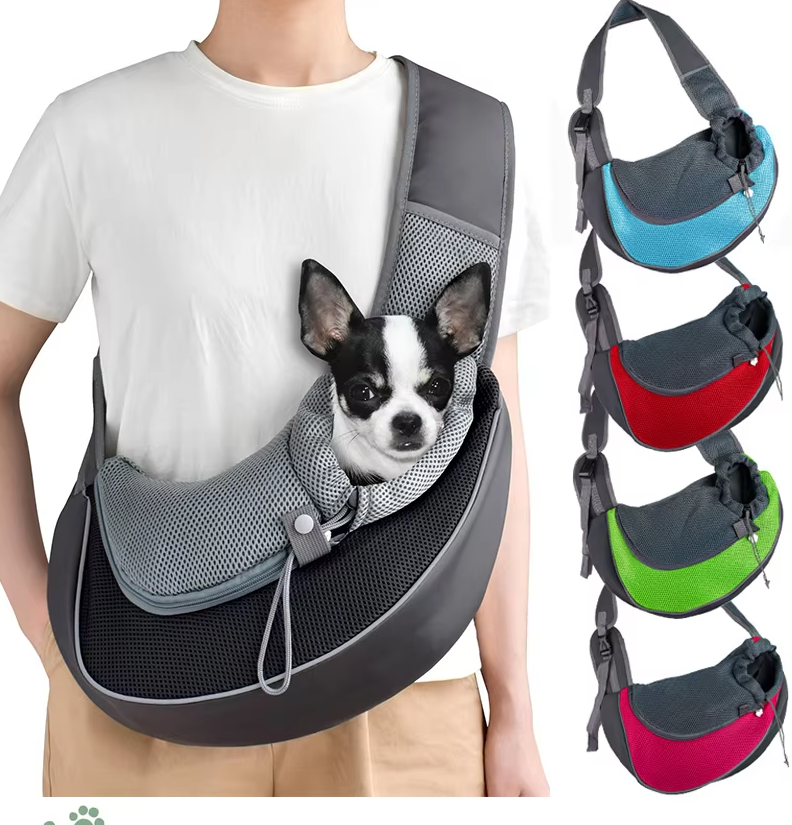 Dog Carry Bag Shoulder Bag - Comfortable Breathable Pet Carry Bag For Traveling