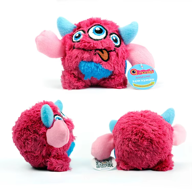 Interactive Plush Monster Ball - Fun Toy For Dogs