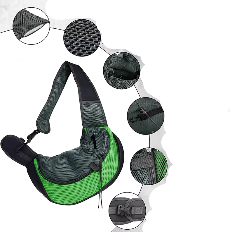 Dog Carry Bag Shoulder Bag - Comfortable Breathable Pet Carry Bag For Traveling