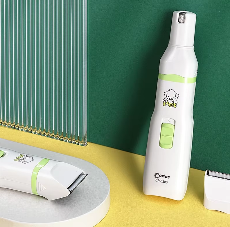 Electric Hair Clippers For Pets - Codos Cp-5200 With Multiple Attachments